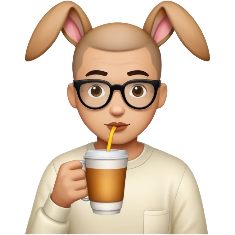 Bad bunny cafe con ron emoji