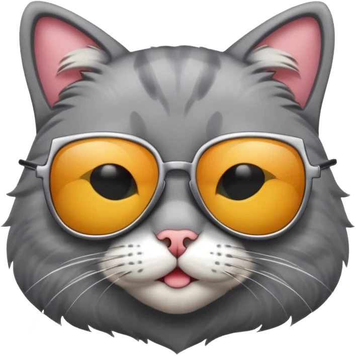 Cat wearing sunglasses emoji