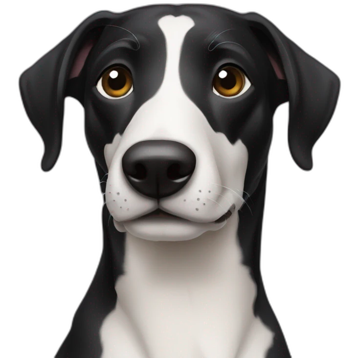 black lab whippet emoji