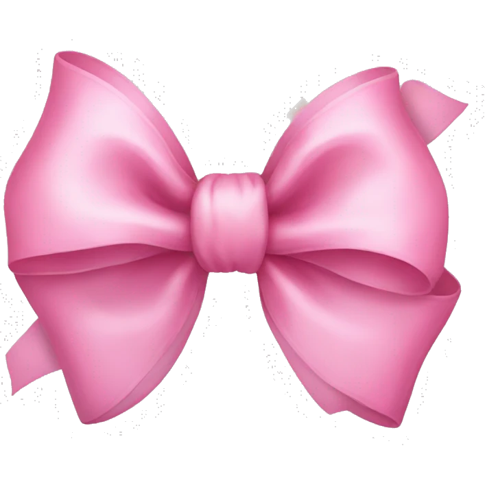 Pink bow emoji