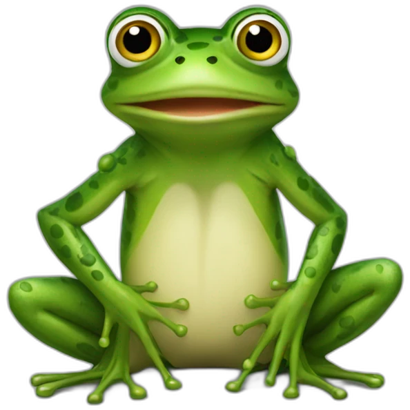 frog doing flamengo emoji