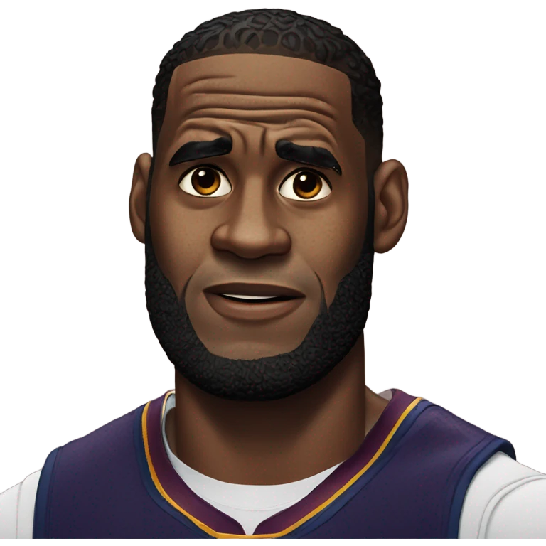 LeBron James sobbing tears emoji