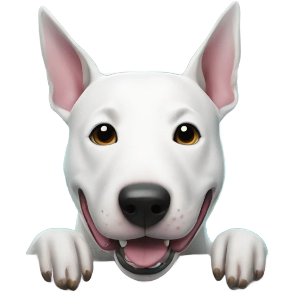 Bull terrier swimming pool  emoji