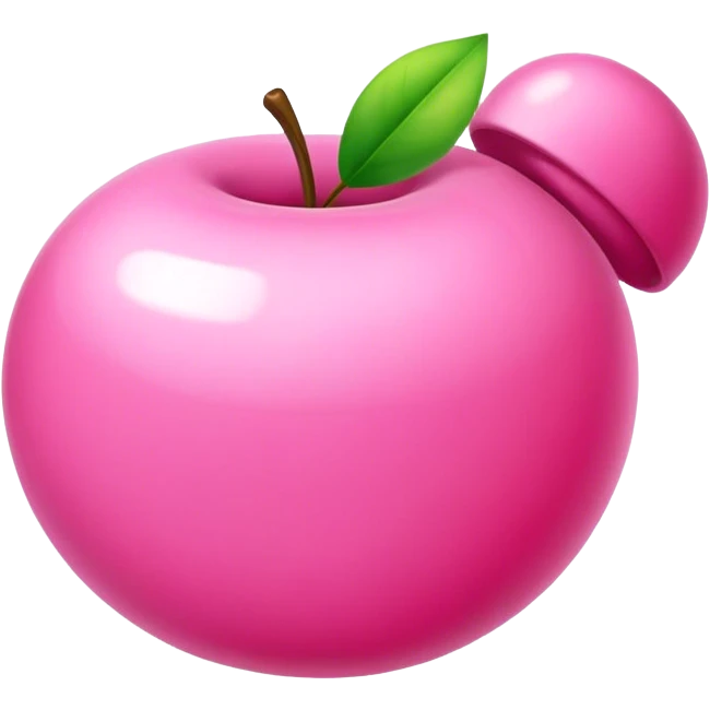 Pink  emoji