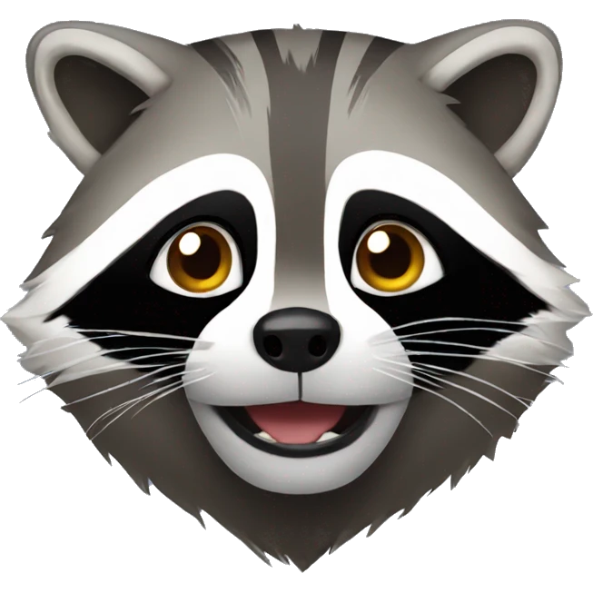 Raccoon emoji