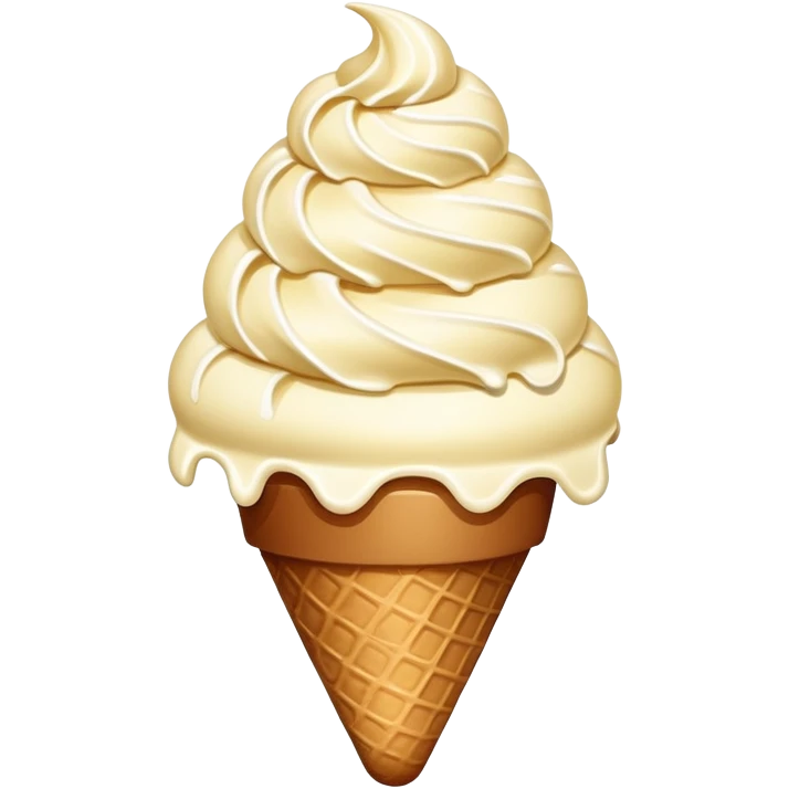 helado granizado with crunchy ice pieces, vanilla ice cream with small chunks of ice or chocolate emoji