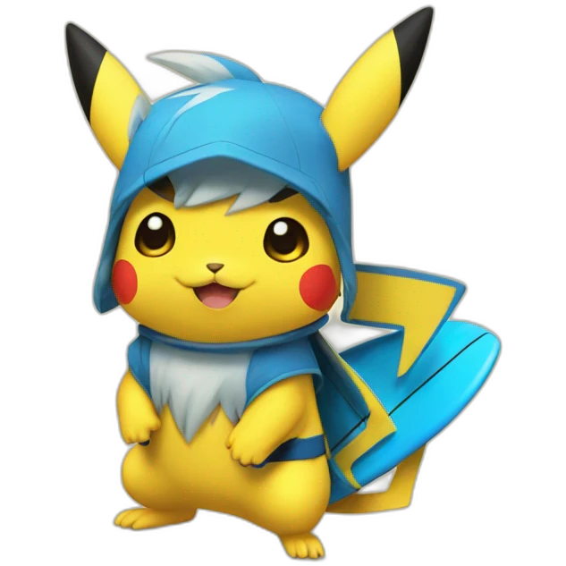 Pikatchu surf emoji