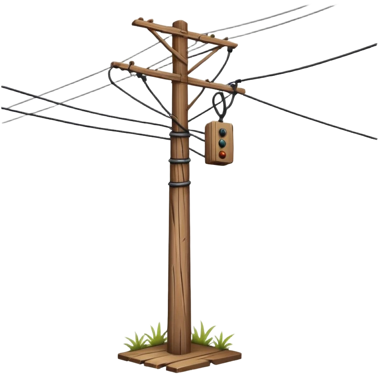 Power pole emoji