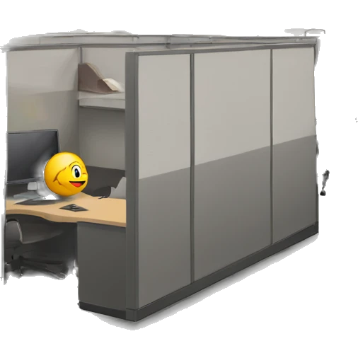 Office cubicle emoji