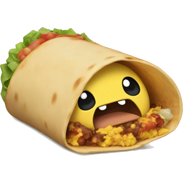 pokemon with a burrito emoji