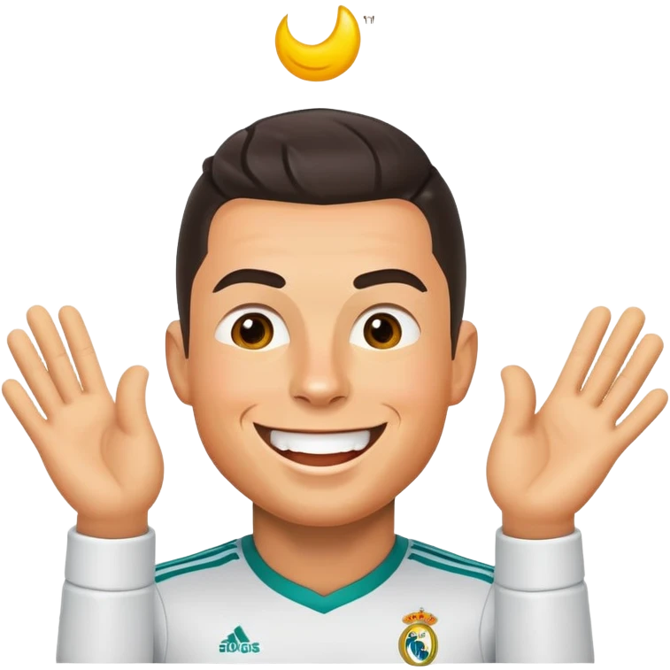 Funny Cristiano Ronaldo emoji emoji