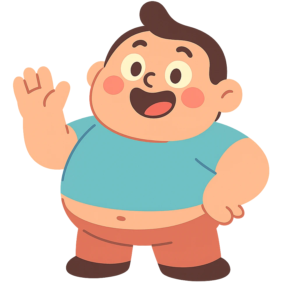 chubby character emoji