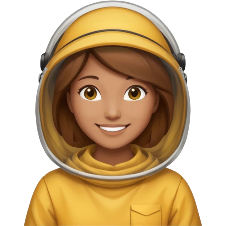 female bee keepers with brown hair emoji