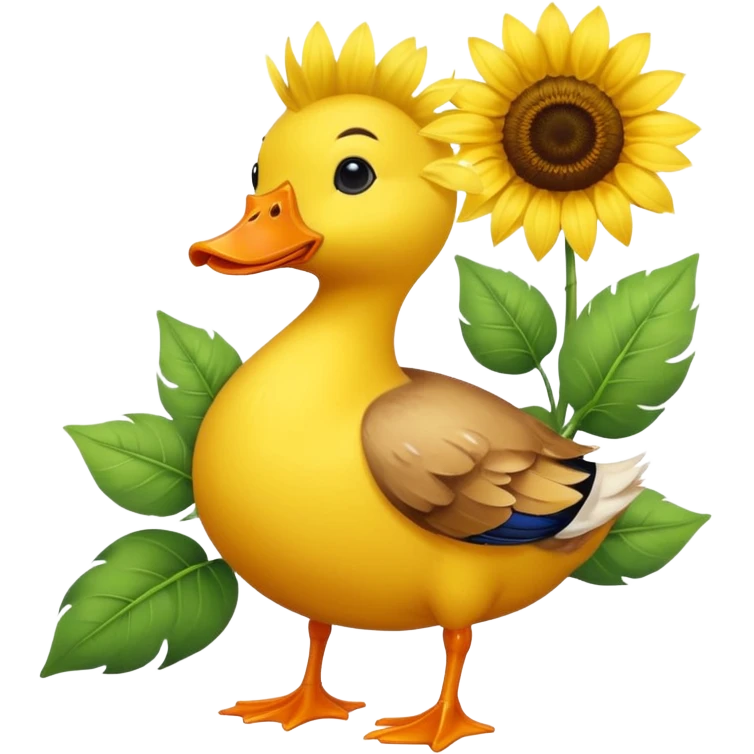 🦆+🌻 emoji
