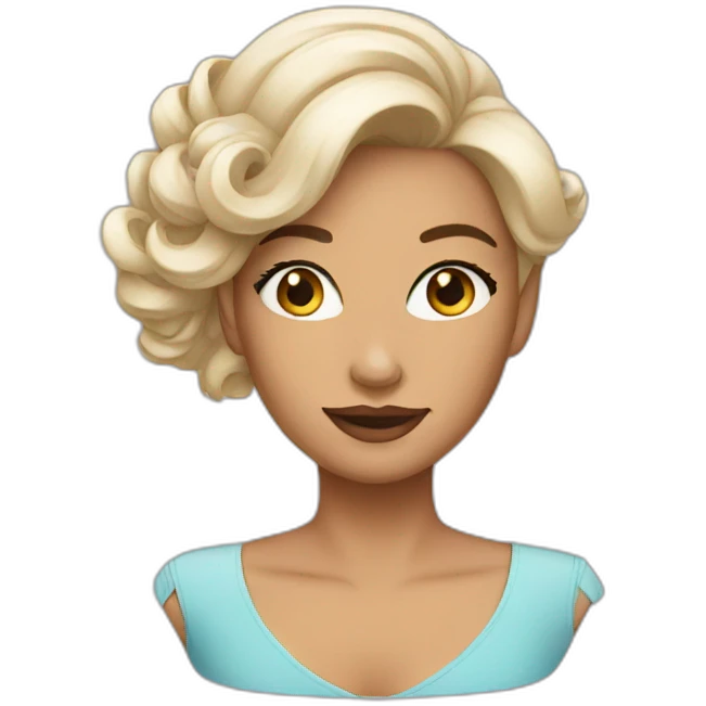 Pretty woman emoji
