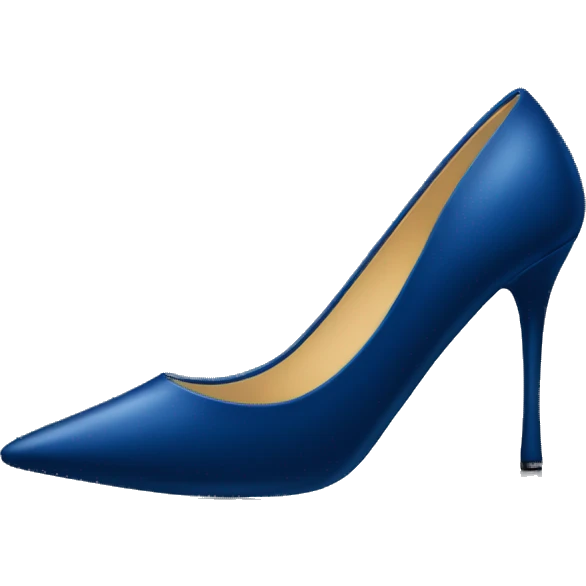 dark blue stiletto emoji