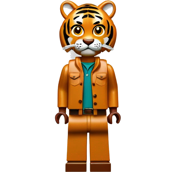 Tiger Wood lego full body emoji