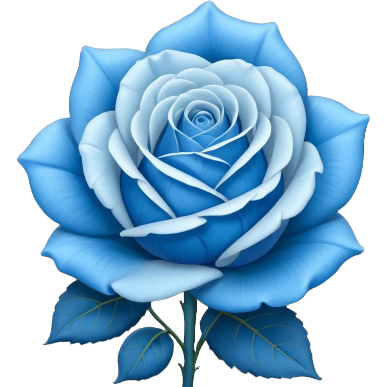Blue rosee emoji emoji