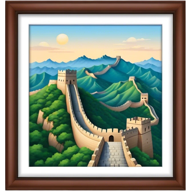 great wall of china emoji