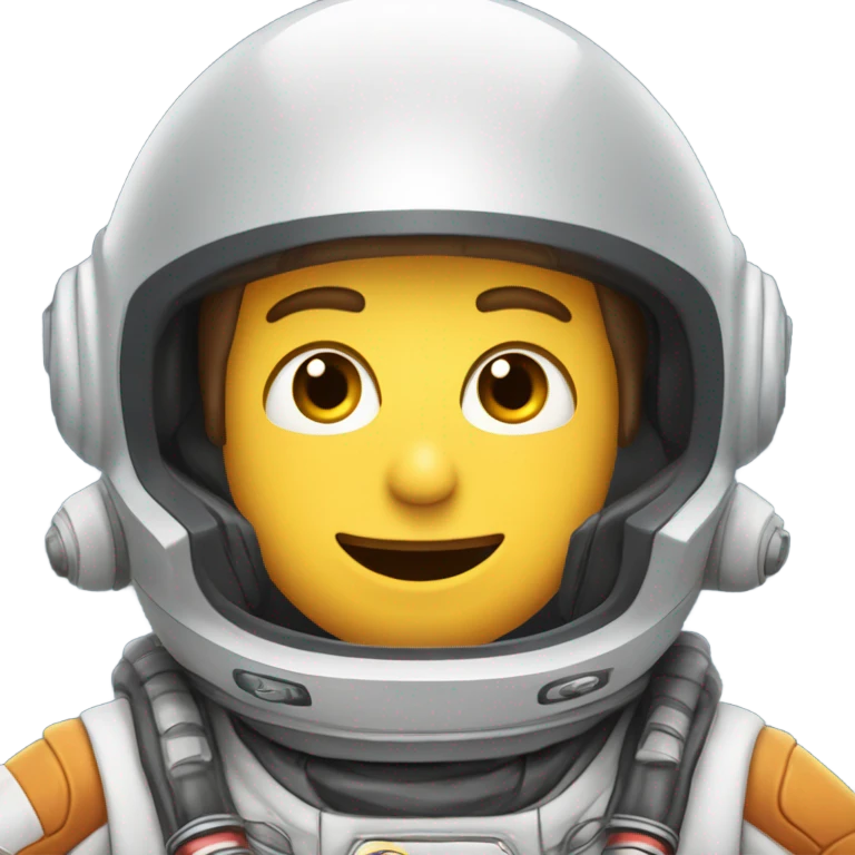 Elon musk on a rocket emoji