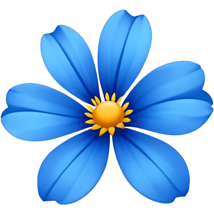 Blaue Blume  emoji