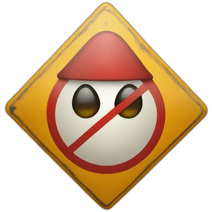 Warning Sign emoji