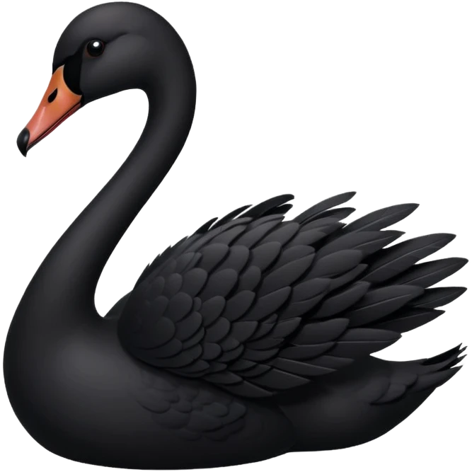 Black swan emoji
