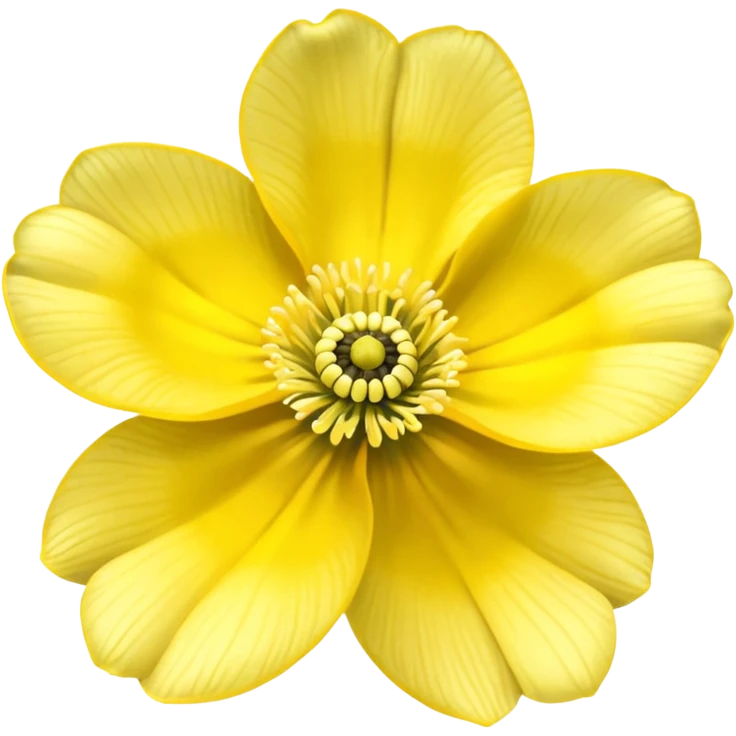 five leaved yellow anemone emoji