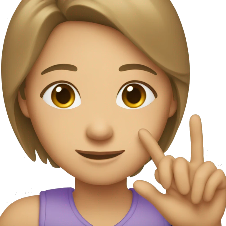 mom saying bye emoji