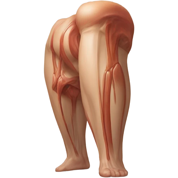 Sad hamstring muscle emoji