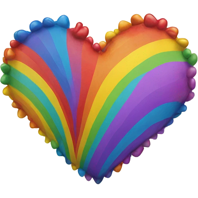 Rainbow heart emoji