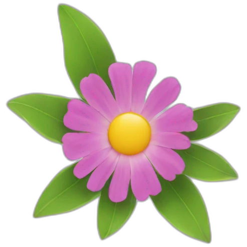 flower with horizontal gap emoji
