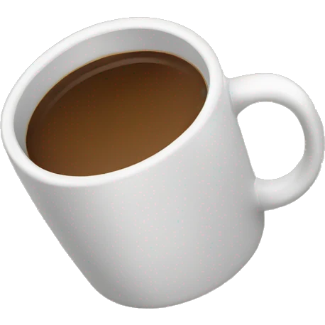 Mini cup of coffee emoji