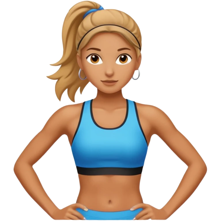 Sporty girl  emoji