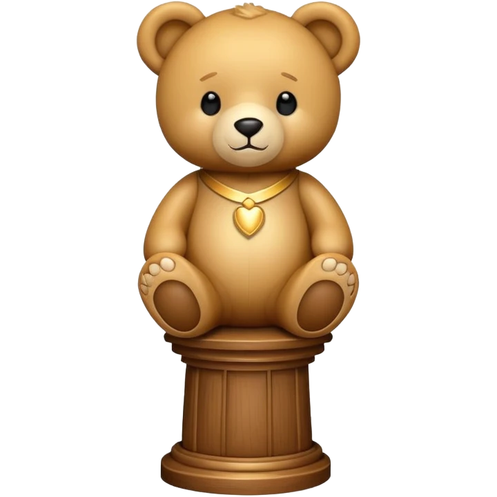 Teddy bear trophy  emoji
