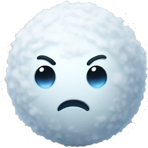 Snowball emoji