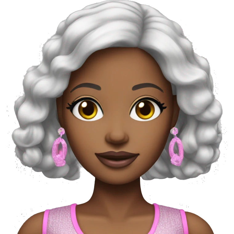 black barbie  emoji