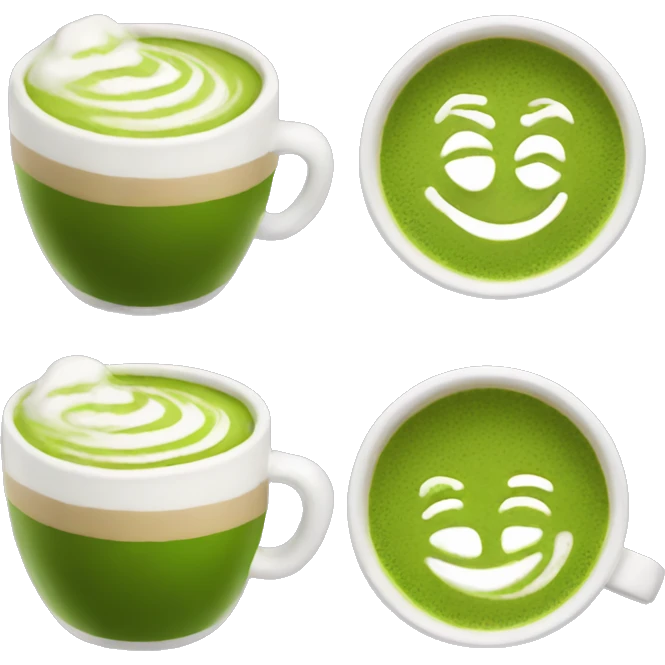 Matcha latte  emoji