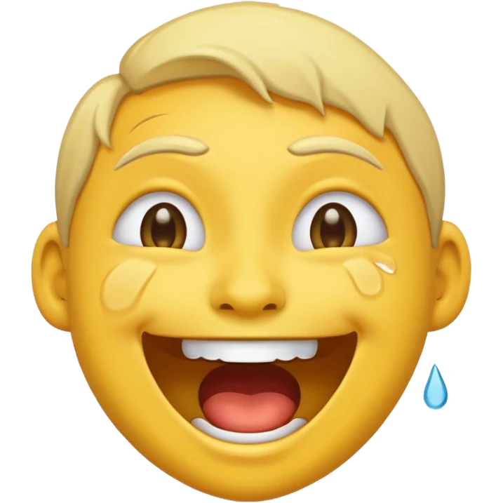 Twitch emoji depicting a face with tears of joy, representing laughter and amusement emoji