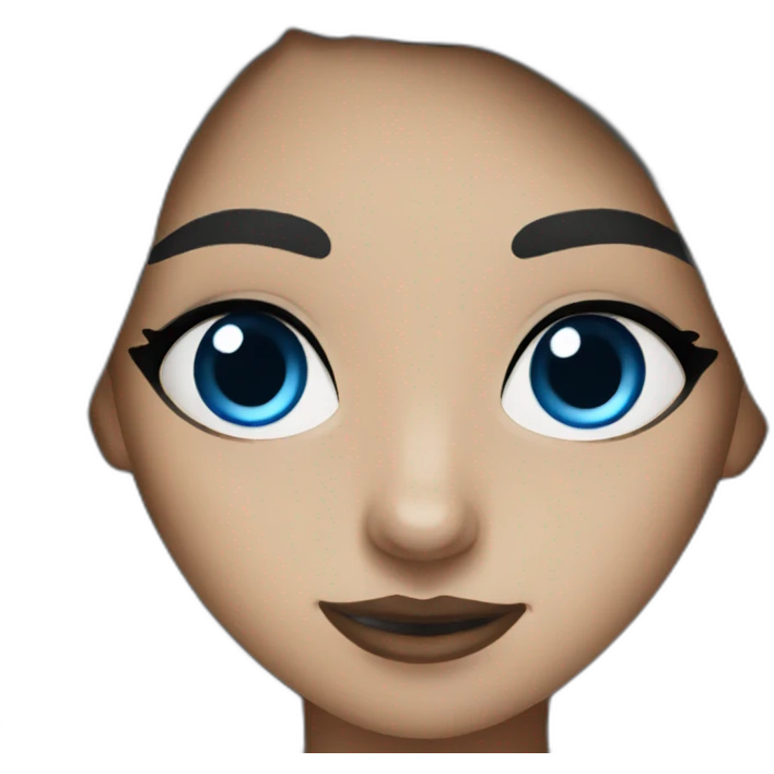Woman-with-blue-eyes-Raccoon emoji