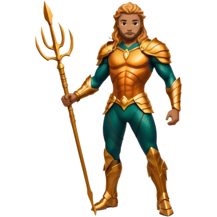 aquaman full armor standing emoji