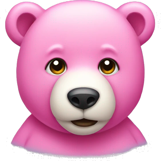 pink bear emoji