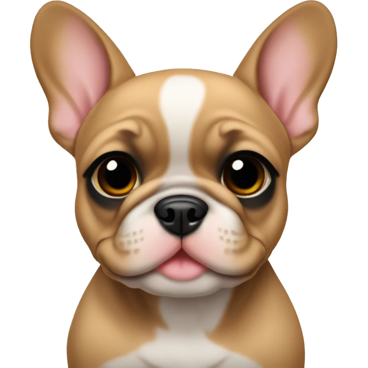 Fawn frenchie pup emoji