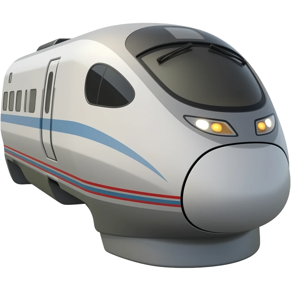 3d l bullet train emoji