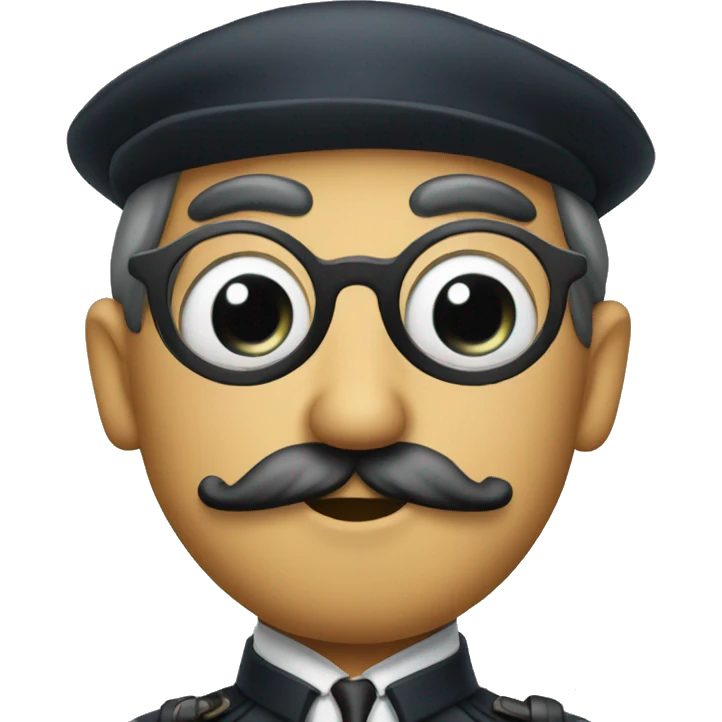 detective wearing monocle  emoji