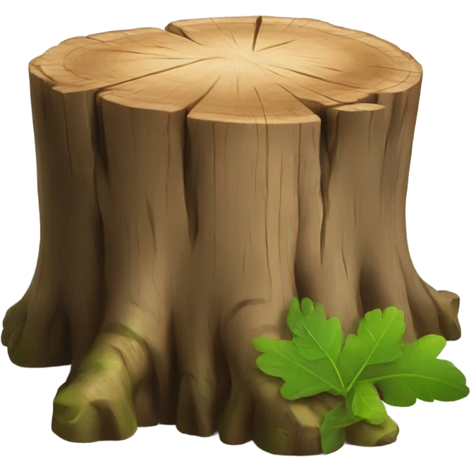 disabled tree stump emoji