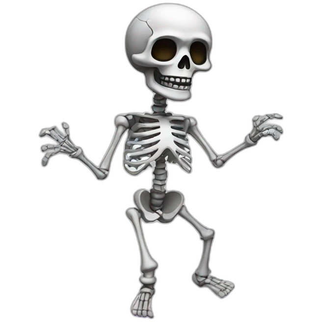 disco skeleton emoji
