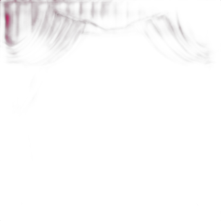 Part open pink theatre curtain emoji