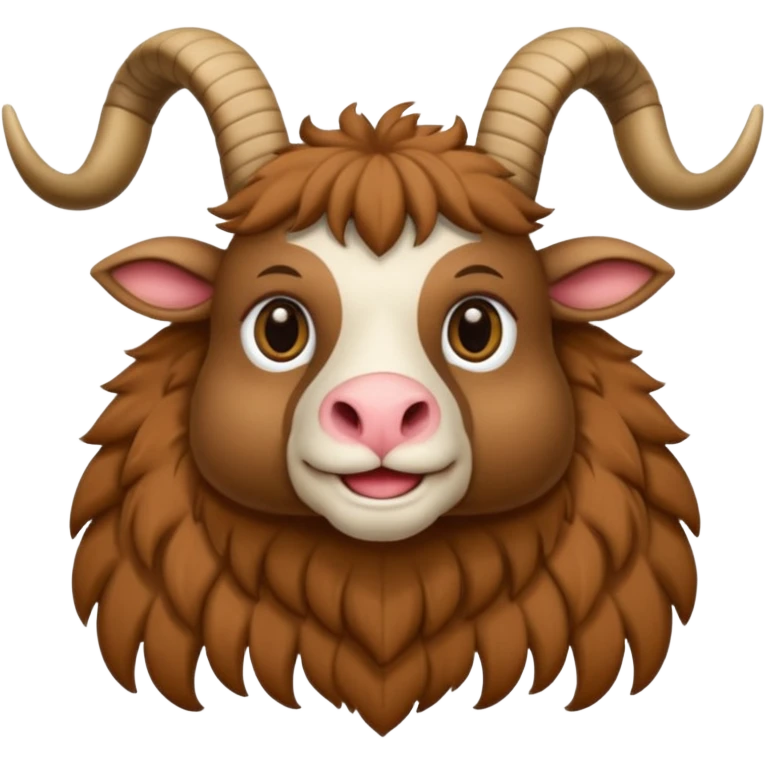 capra a 4 zampe in piedi ornata e vestita con oggetti sfarzosi emoji