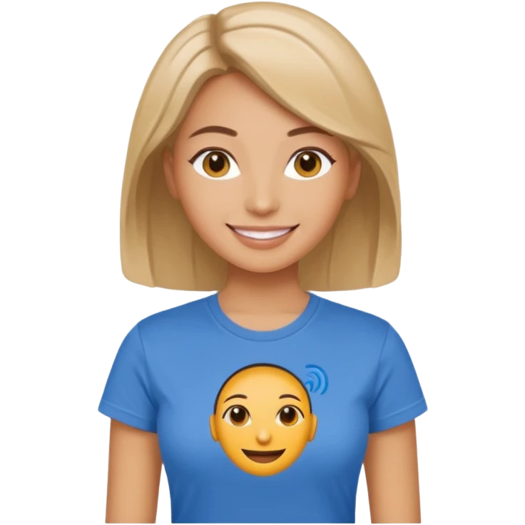 female AI supporter emoji